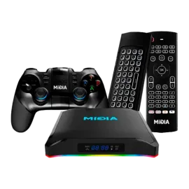 Midia Max 2 Gamer 8K/ 32 GB/ Wi-Fi/ e Bluetooth (COM CONTROLE DE GAME)